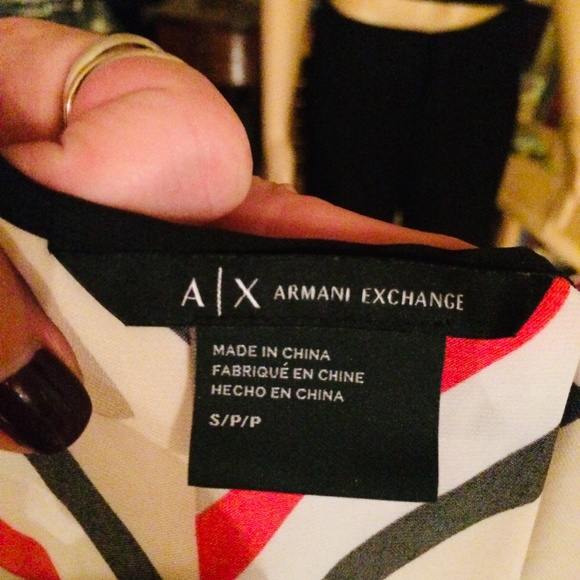 Armani Exchange Top, Size Small - Picture 6 of 8